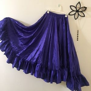 25 yard maxi satin skirt